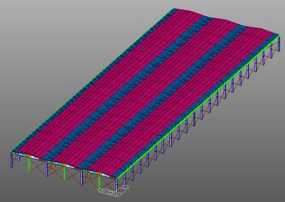 Modello FEM 3D della struttura