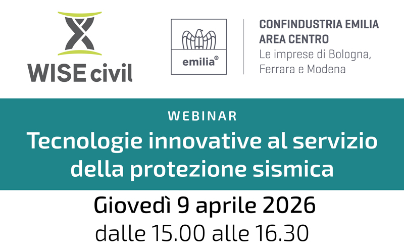 WEBINAR: Tecnologie innovative al servizio della protezione sismica