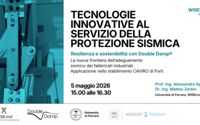 WEBINAR 5 maggio: Tecnologie innovative al servizio della protezione sismica